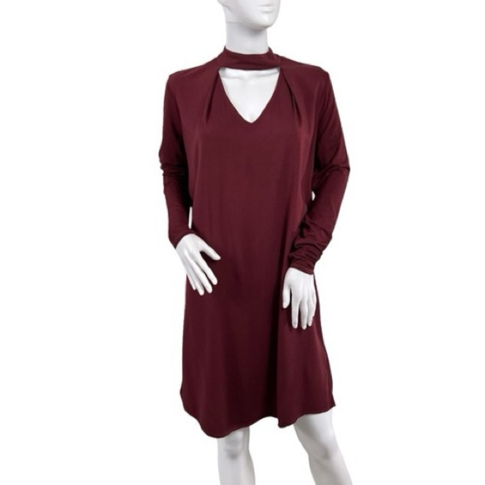 Michael Stars Navy Cutout Long Sleeve Dress, Size S